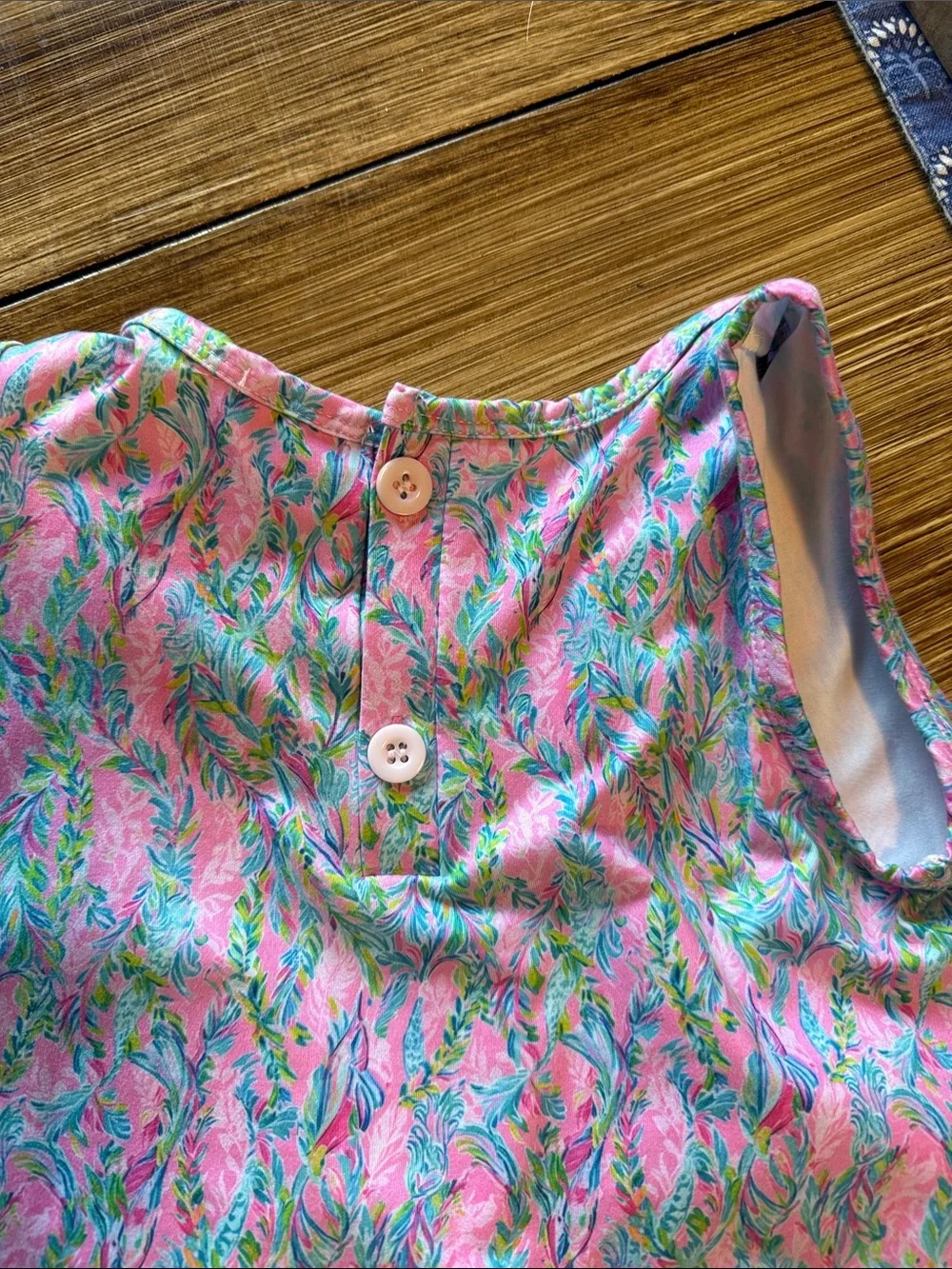 Kids Pink Floral Tank Top & Shorts Athleisure Set